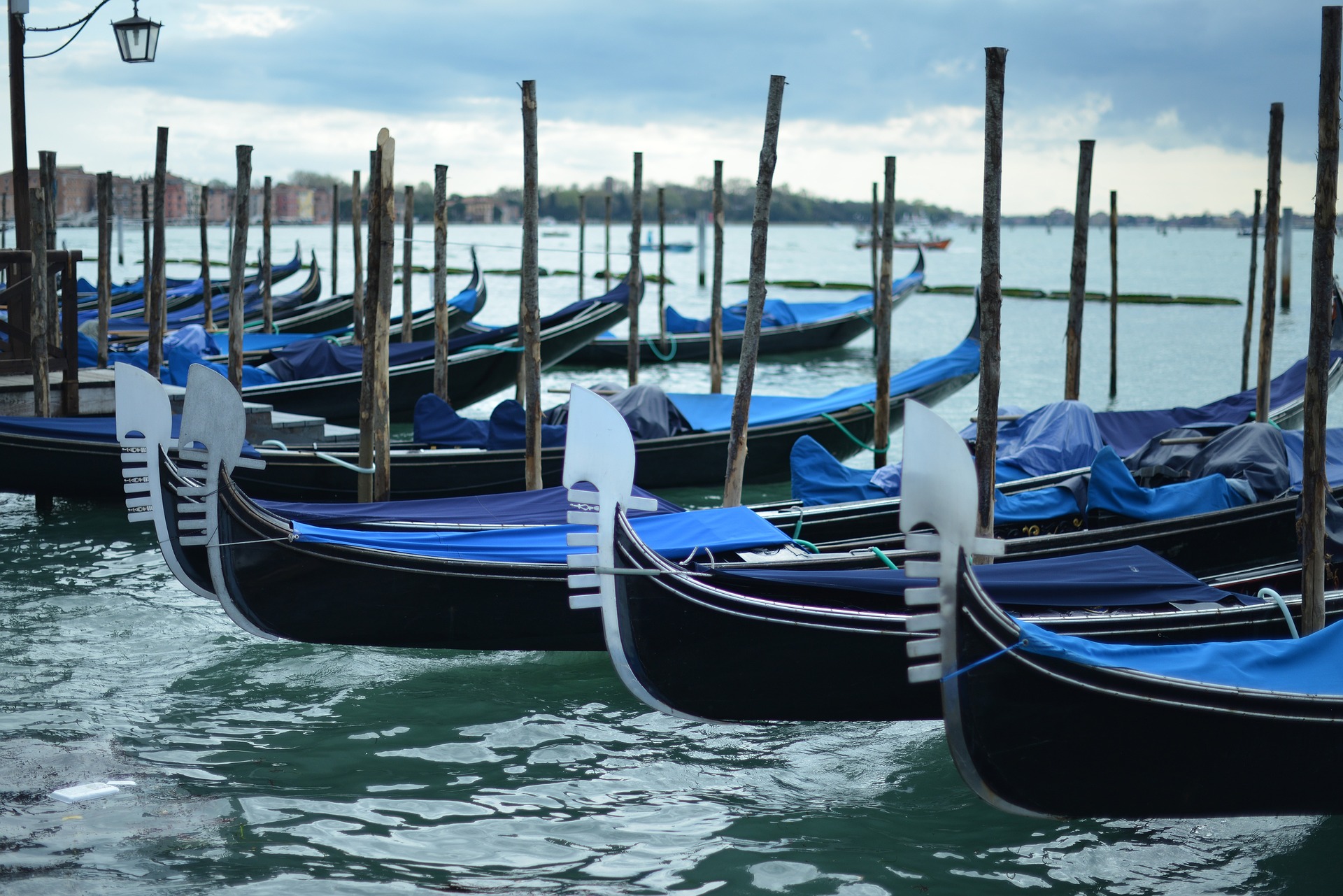 Venice gondole