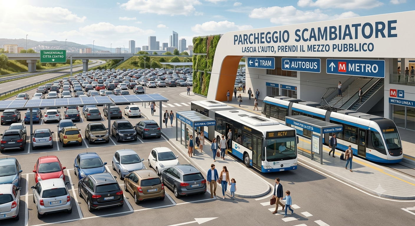 Low-cost parking near Venice